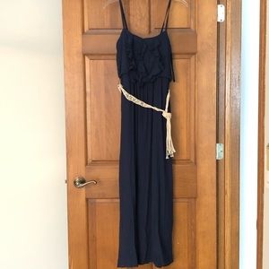 BCX navy maxi dress